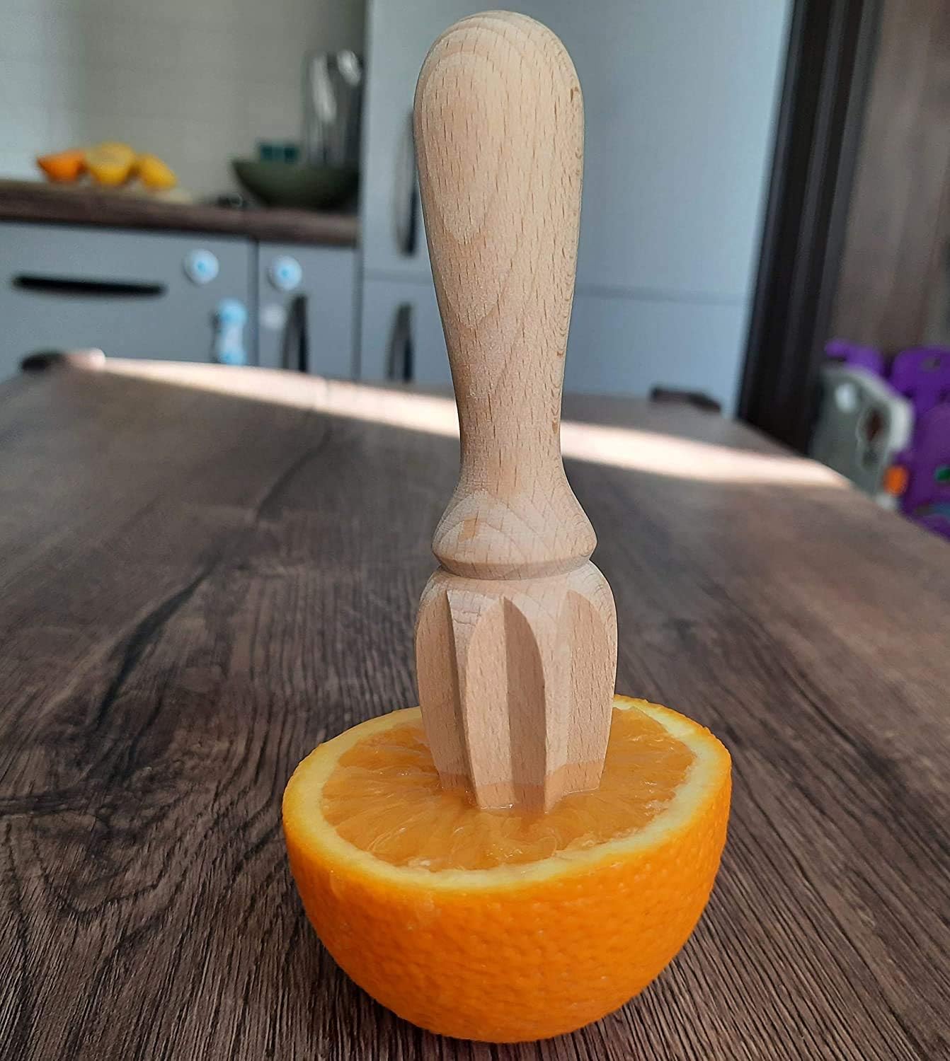 Wooden Lemon Squeezer Primer Pocket Reamer Citrus Juicer - Lemon Reamer Wood Wooden Juicer Reamer - Citrus Reamer Wood Reamer for Juicer - Wood Lemon Reamer Wood Lemon Squeezer - Hand Juicer Citrus Squeezer Wood by KIBS group