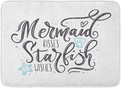 Bai Qian Tapis De Souris Antiderapants Bisous De Sirene Devant Starfish Citation Mer Et Lettrage Coquillage Estival Coquillage Perle Tapis Durable 23 6 X 15 7 Pouces Amazon Fr Cuisine Maison Bai Qian Tapis De Souris Antiderapants Bisous De Sirene Devant Starfish Citation Mer Et Lettrage Coquillage Estival Coquillage Perle Tapis Durable 23 6 X 15 7 Pouces Amazon Fr Cuisine Maison