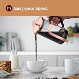 VonShef 8 Cup Cafetiere 1L French Press Copper Stainless Steel Heat Resistant view 3