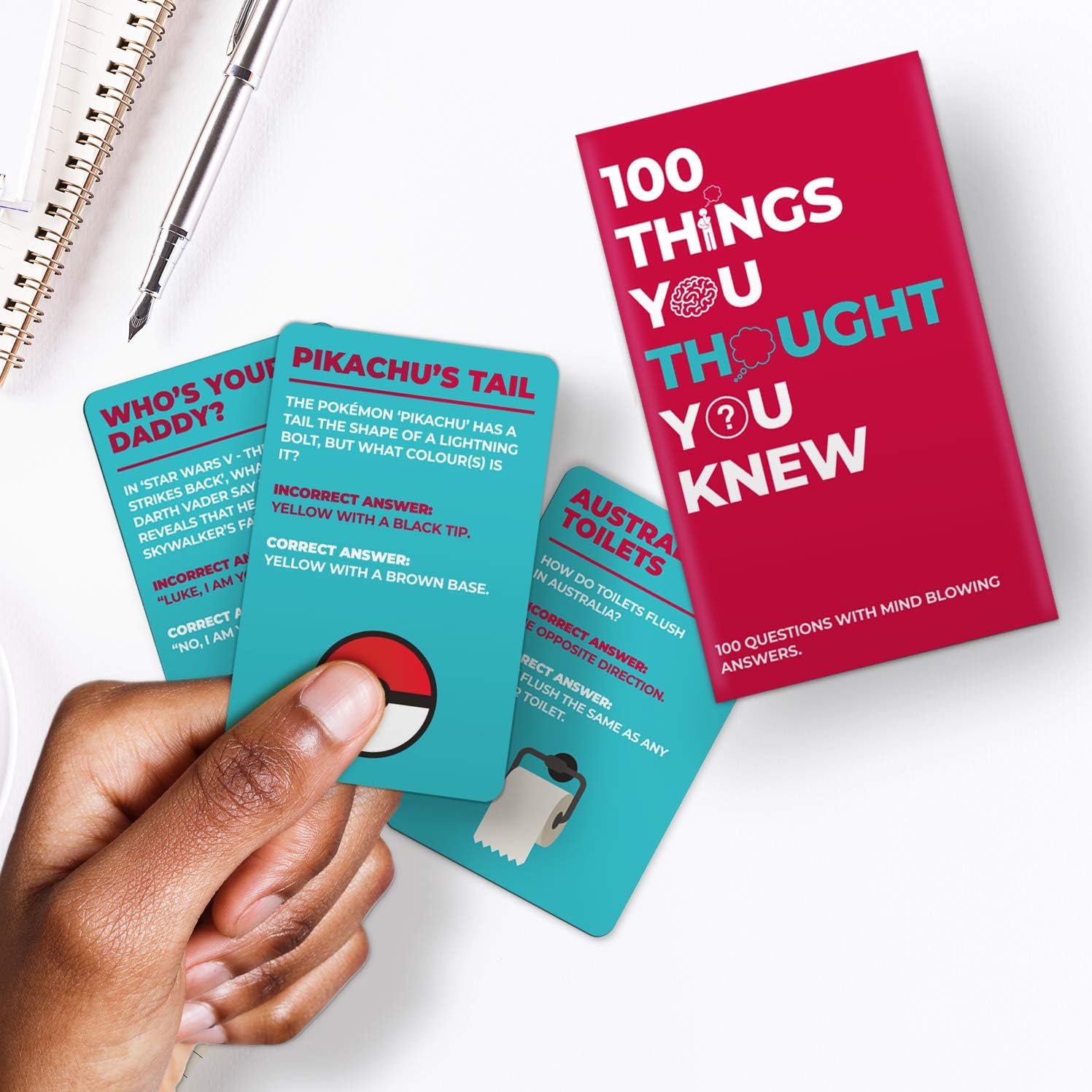 Things You Thought You Knew Trivia Game, White, 3.54 x 5.9 x 1.37 inches - Image 3