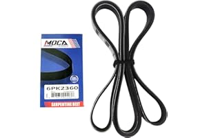 MOCA AUTOPARTS MOCA 6PK2360 EPDM Serpentine Belt Compatible with 2013-2016 GMC Acadia 3.6L & 2001 2002 GMC Savana 3500 8.1L & 2015-2008 Mercedes-Benz C63 AMG 6.3L