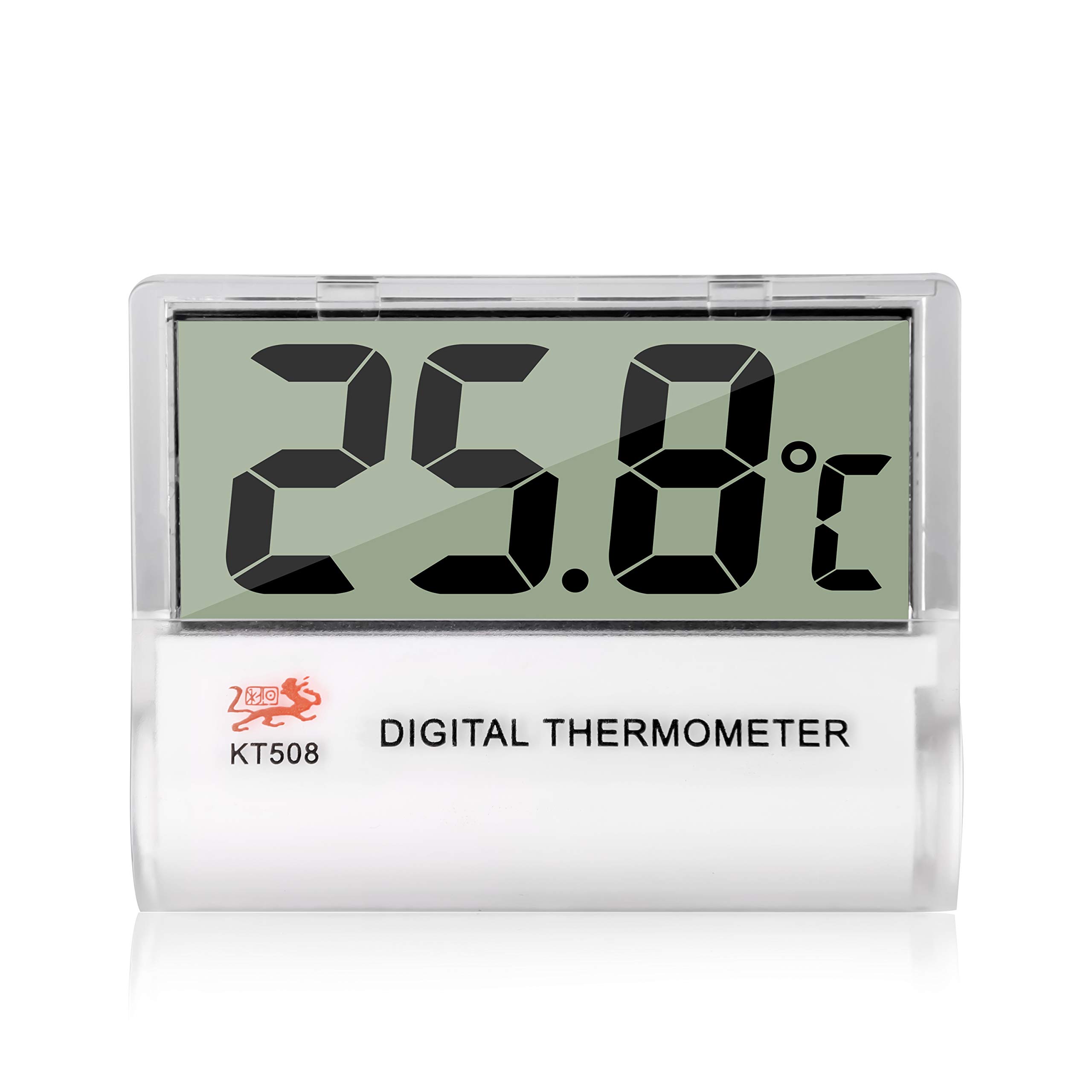 Digital aquarium thermometer room thermometer Mini LCD Digital Aquarium Thermometer for Fish Tank aquarium Vivarium Amphibian Reptile Terrariums Temperature(NOT waterproof, stick on fish tank)