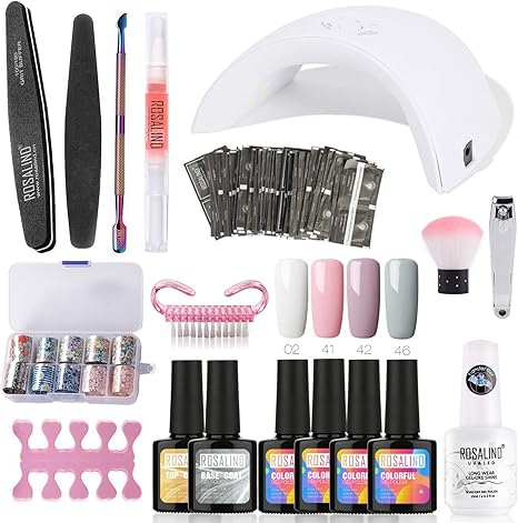 Kit De Démarrage Pour Vernis à Ongles En Gel Avec Lampe Uv