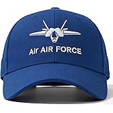 Vit&aelig;lle Air Force Hat for Men Husband Dad Comfortable Cotton Adjustable Warplane Air Force Veteran Gifts US Army Hat