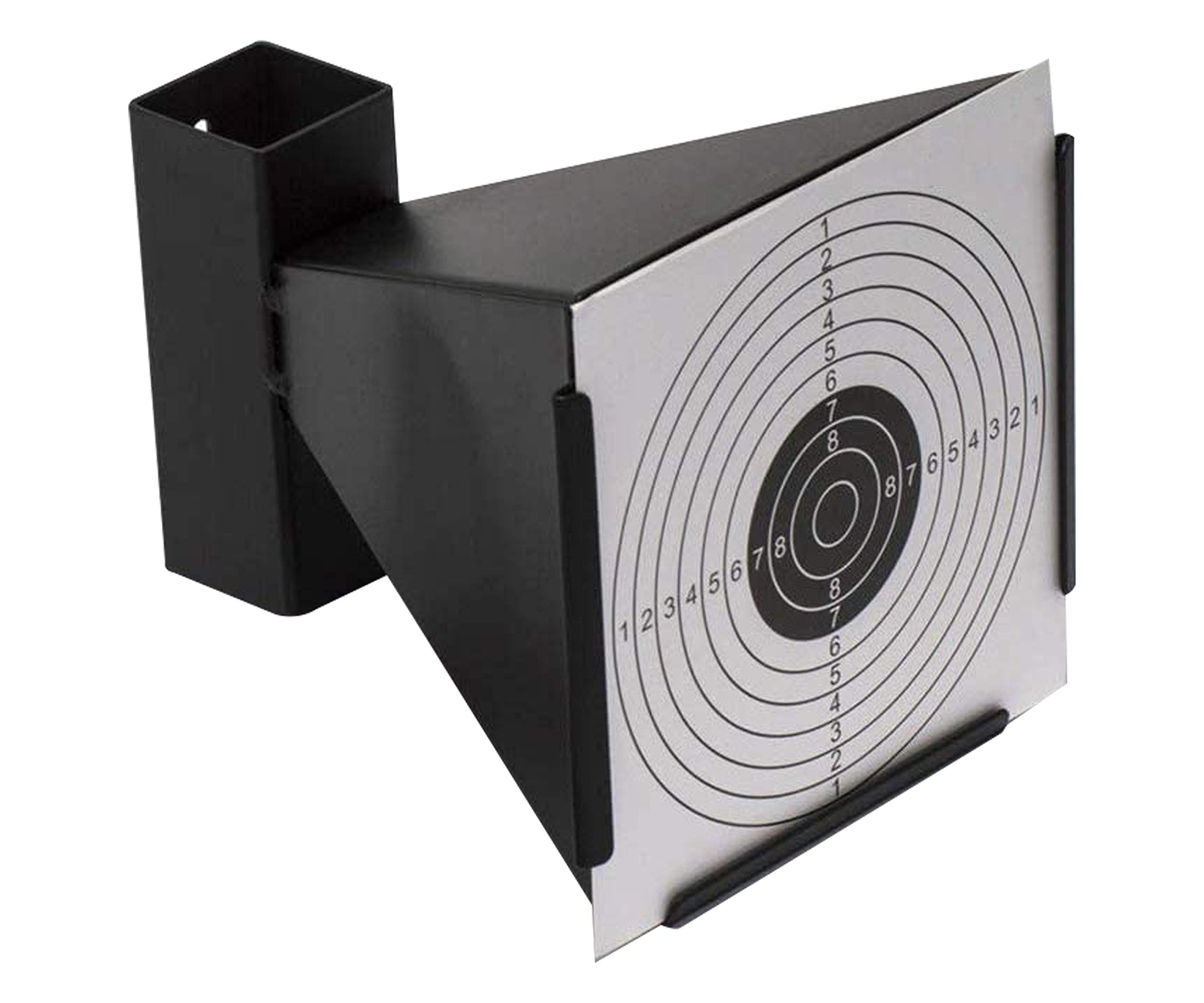 ARSUK Air Rifle Target - 14cm Funnel Holder Metal Pellet Catcher Target, Shooting Targets Accessories & Equipment for Air Pistol, Airsoft BB Gun Shooting Practice