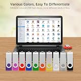KOOTION 8GB USB Flash Drive 2.0 Stick Swivel Memory Metal Thumb Drive Pen 10 view 7