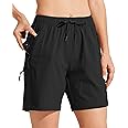 Willit Women's Shorts Hiking Cargo Quick Dry Golf Active Athletic Shorts 7" Lightweight Summer with Pockets