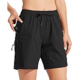 Willit Women's Shorts Hiking Cargo Quick Dry Golf Active Athletic Shorts 7" Lightweight Summer with Pockets