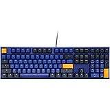 Ducky One 2 Horizon Mechanical Keyboard w/ Brown Cherry MX switches PBT Keycaps, Blue Frame