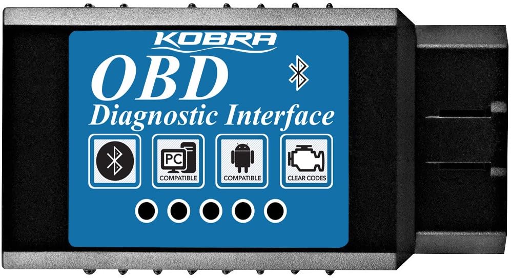 Kobra OBD2 Scanner Bluetooth Scan Tool Adapter, Car Code Reader for Android & Windows Devices