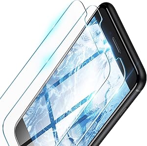 Oribox Glass Screen Protector for iPhone SE 2020 (4.7 Inch) Tempered Glass Screen Protector,2-Pack Clear