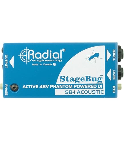 Amazon.com: Radial StageBug SB-2 1-Channel Passive Instrument