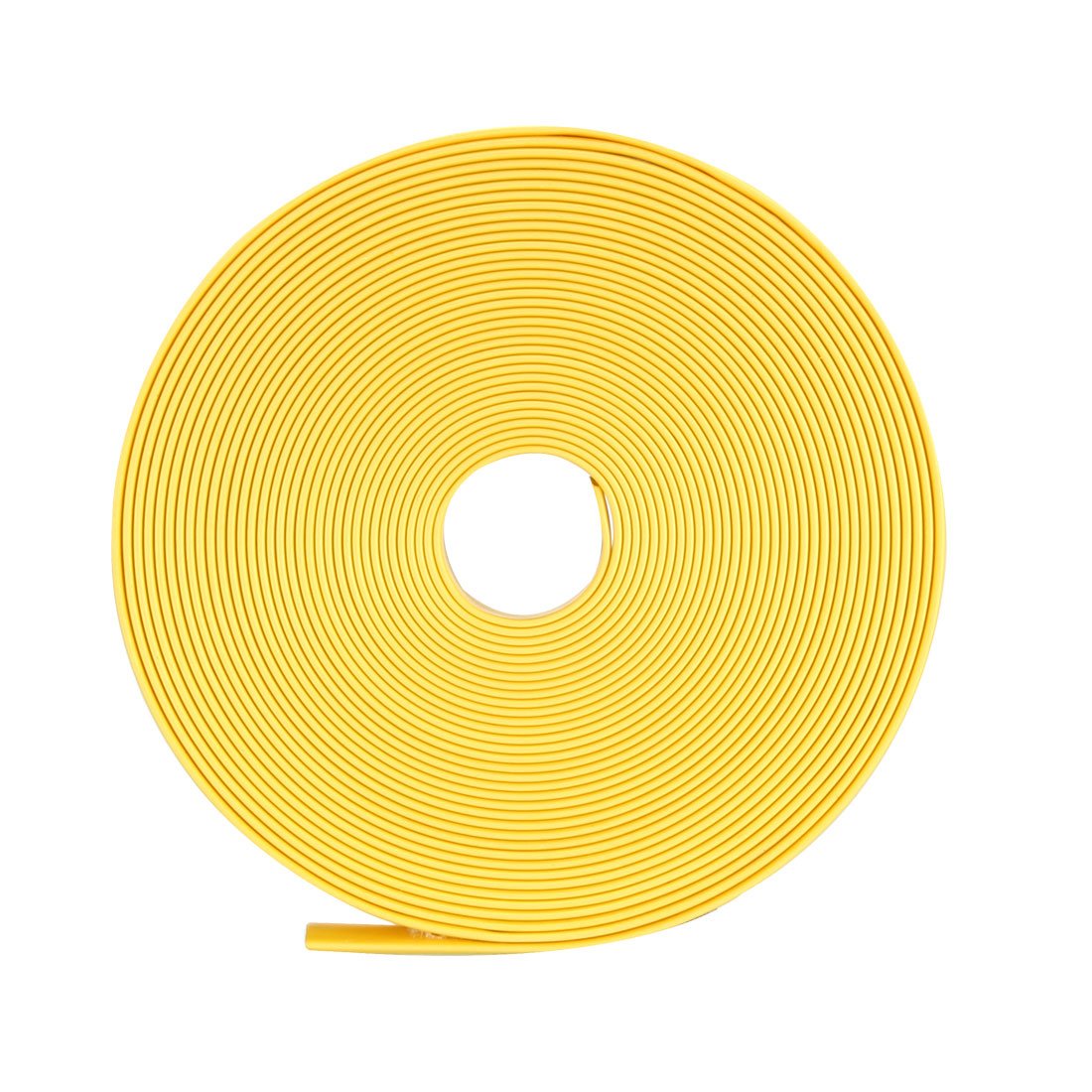 sourcing map Heat Shrink Tubing, 8mm Dia 12.5m m Flat Width 2:1 Heat Shrink Wrap Cable Sleeve Heat shrink Tube 5m Yellow