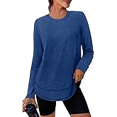 XIEERDUO Women's Workout Tops Long Sleeve Quick Dry UPF 50+ Sun Protection Shirts for Hiking Running S-3XL