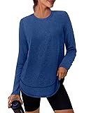 Long Sleeve Shirts Swim Rash Guard Athletic Tops Uv
