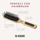 Kent Brushes PF20 Midi Detangling Fat Pin Narrow Brush Beech Wood Natural view 4