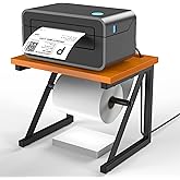 Invech Label Holder for Rolls and Fan-Fold Labels, Shipping Label Roll Holder for Thermal Printer, Desktop Label Printer Accessory for Home, Office, Small Business