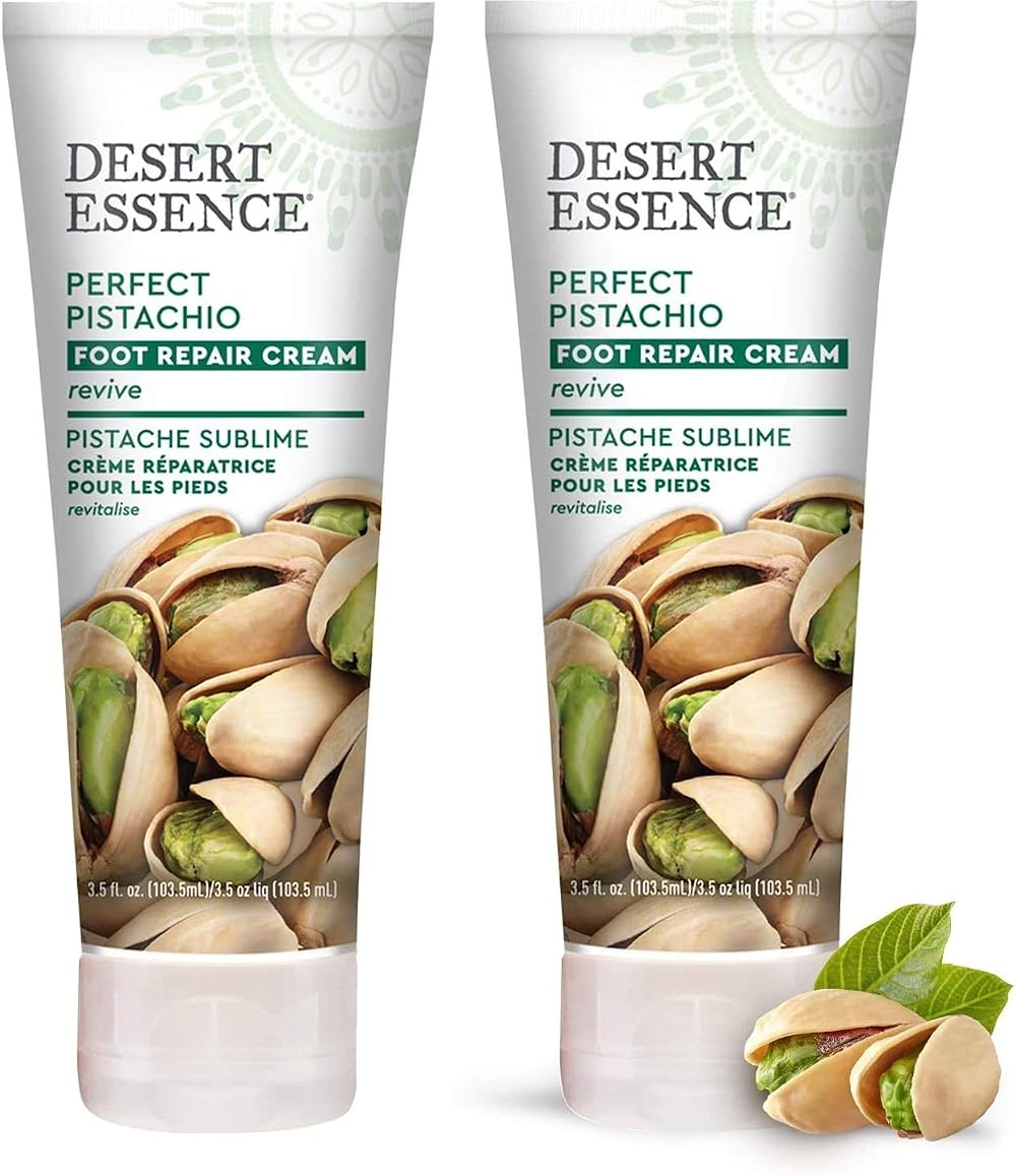 Desert Essence Pistachio Foot Repair Cream 3 Fl Oz Hydrating Soothing