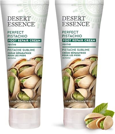 Desert Essence Pistachio Foot Repair Cream 3 Fl Oz Hydrating Soothing