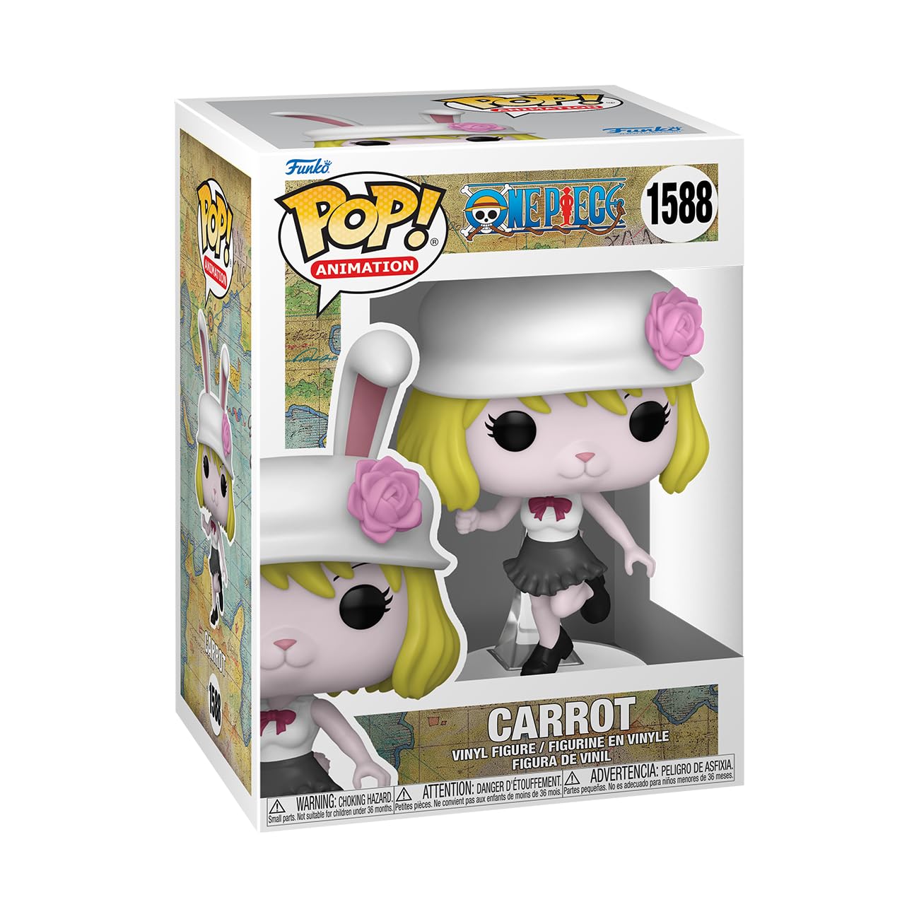 Funko POP! Animation: One Piece S8 - Carrot - Vinyl Collectible Figure - Gift Idea - Official Merchandise - Toy for Children and Adults - Anime Fans - Model Figure for Collectors and Display