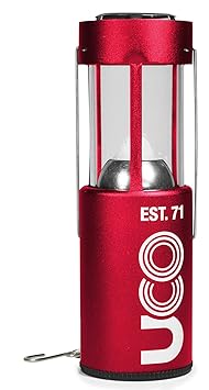UCO Kerzenlaterne rot 2019 Fackel