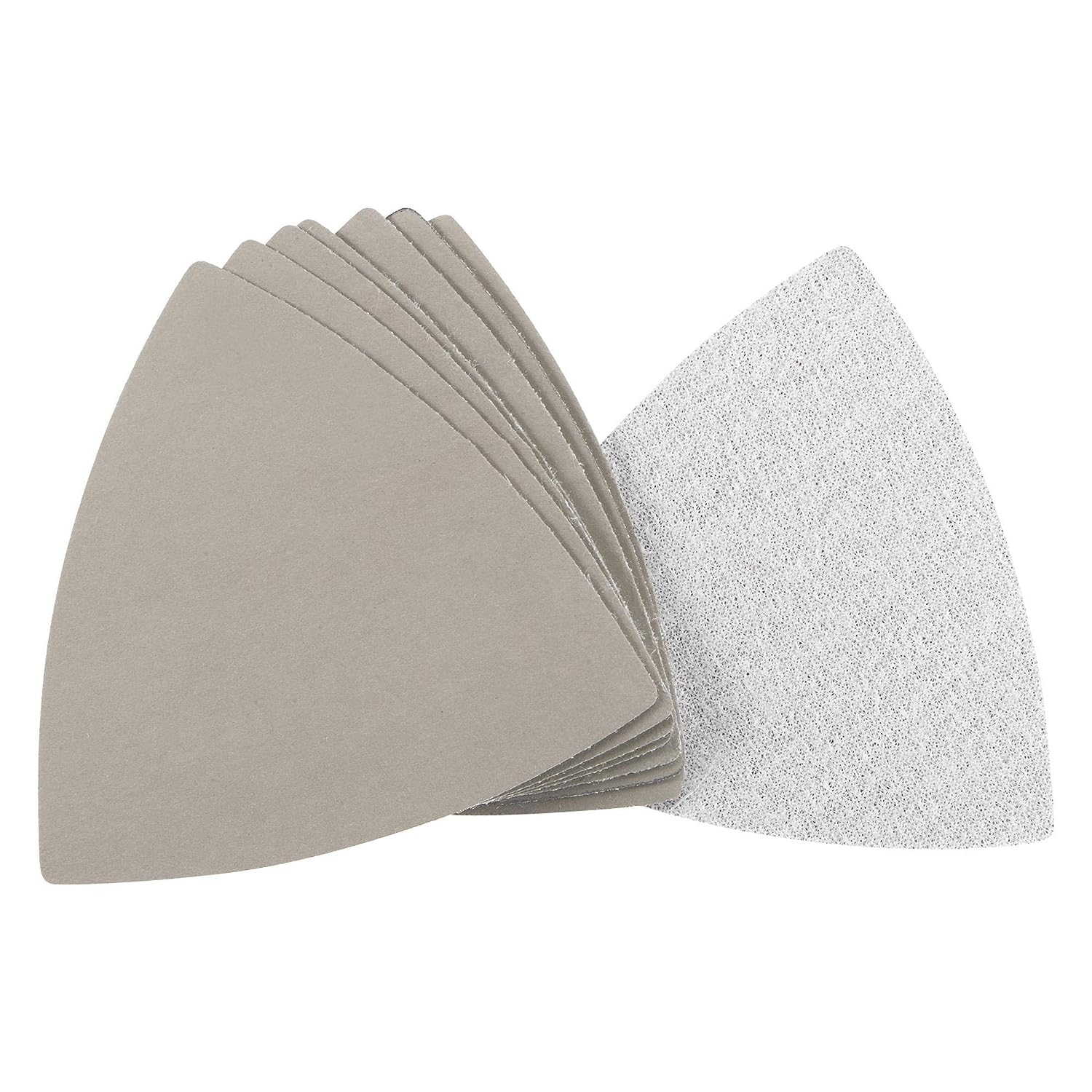 TA-VIGOR 8Pcs 4000 Grit Triangular Sandpaper, 90mm Hook and Loop Sanding Pad Fit 3-1/2 Oscillating Multi-Tool, Electrostatic Sand Planting Sanding Paper Silicon Carbide for Wet and Dry Use