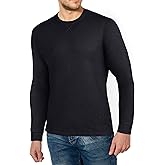 Brix Mens' Waffle Shirts Long - Sleeve Regular - Fit Thermal Shirts.