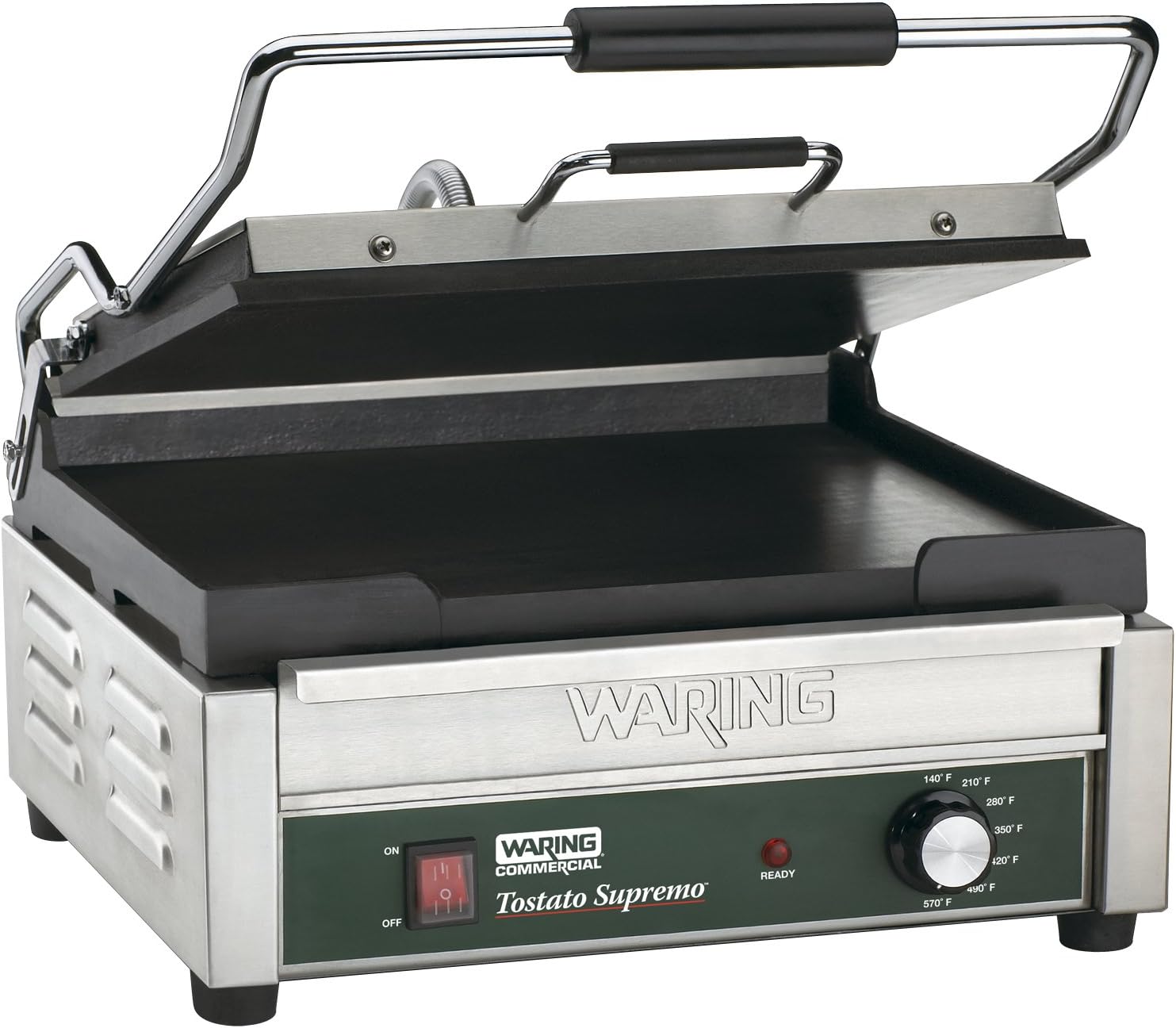 Waring Commercial WFG250 120volt ItalianStyle Flat Grill, Large