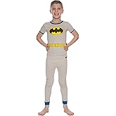 DC Comics Boys Batman Superhero Costume Cotton Pajama Set
