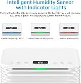 Hangsun DL12 12L Dehumidifier with Digital Humidity Display 24H Timer view 3