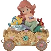 Precious Moments Disney Princess Birthday Parade Figurine, Red, 4.5 inches