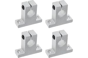 SING F LTD 4pcs SK20 Linear Shaft Support Bracket Mount 20mm CNC Linear Motion Ball Slide Units Rail Support Guide Shaft Bearing for 3D Printer Multi-axis Machine