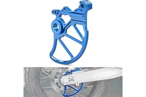 NICECNC Rear Brake Disc Guard Compatible with 690 Enduro/SMC R 2008-2024, Compatible with Husqvarna 701 Enduro/Supermoto 2016-2024, Compatible with GasGas ES/SM 700 2022-2024, Blue