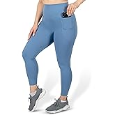 SereneFit Yoga Pants with Pockets for Women Tummy Control High Waisted Buttery Soft Gym Leggings Workout Clothes for Women
