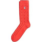POLO RALPH LAUREN Women's Cable Solid Color Crew Socks