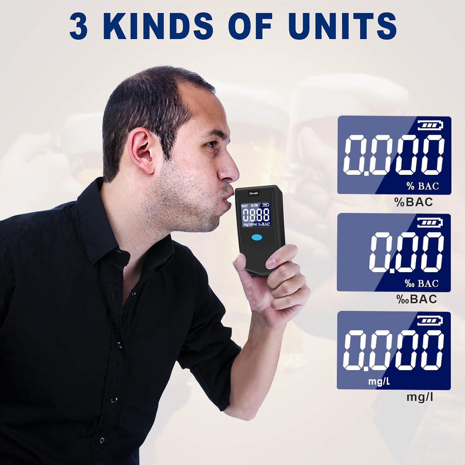 Tester Digitale Per Batterie – Adatto A AAA, AA, C, D, 9V E Pile A Bottone, Con Display A Colori