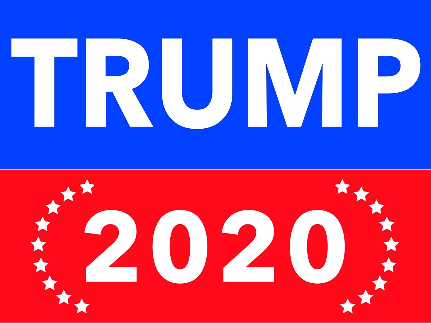 aahs!! Engraving Donald Trump 2020 Yard Signs | Lawn Garden | Set of 4/Set of 3 | Front Back Banner