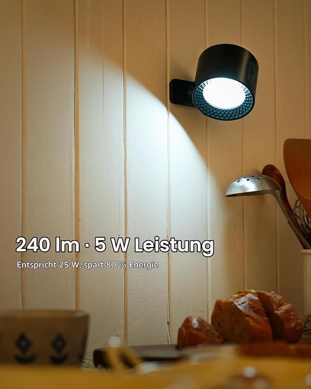 2ER LED Wandleuchte Innen Akku RGB mit Fernbedienung — Foto 5 von 8