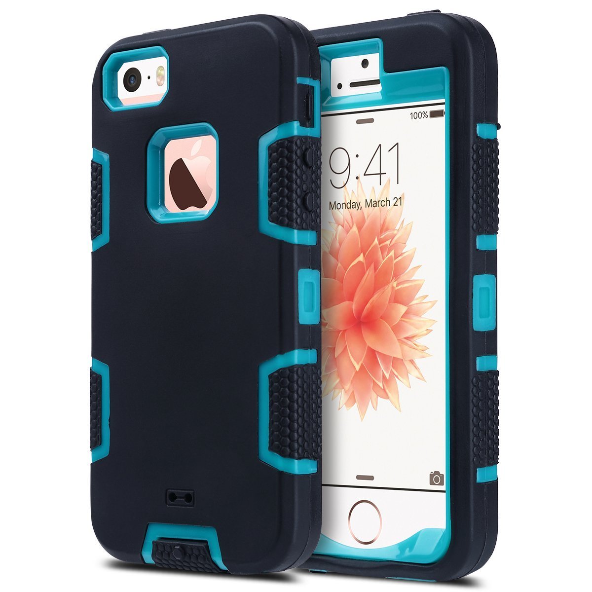 ULAK iPhone 5S Case, iPhone 5 Case,iPhone SE Case, Knox Armor Heavy