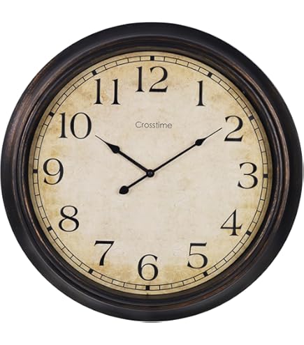 Amazon.com: Bernhard Products Large Decorative Wall Clock 20 Inch