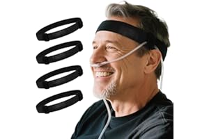 ZXMOBY 4Pcs Oxygen Nasal Cannula Headband and Prevent The Moving Oxygen Tube Ear Protector, Cannula Ear Protector Cannula Hea