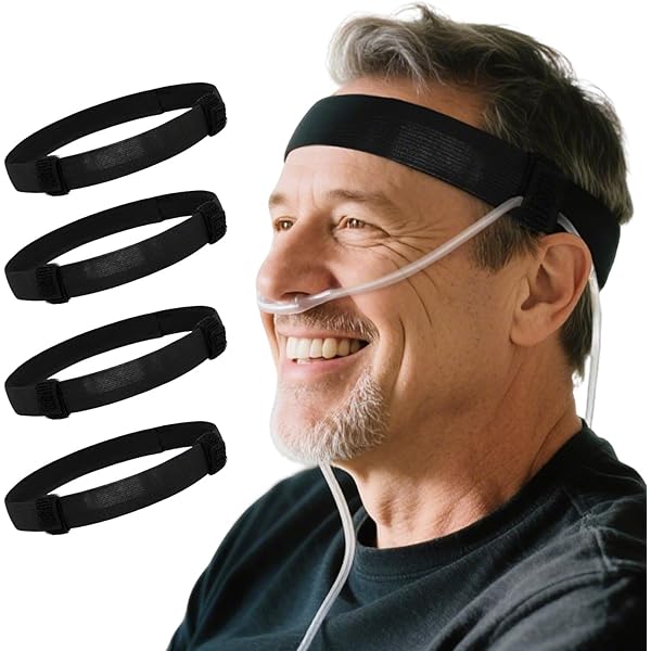 Kids Oxygen Cannula Ear Protector - Adjustable Headband For Children 5+ Years