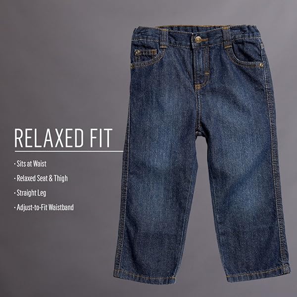 Wrangler Baby Boys' Relaxed Straight Jean