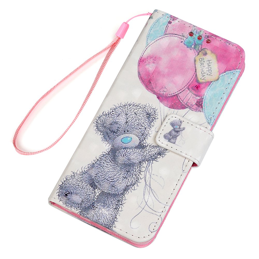 Kasos for Samsung Galaxy S9 Phone Case, 3D Leather Wallet Cases Folio Flip Cover with Card Holders and Dust Plug Anti Slip Protective Skins for Samsung S9