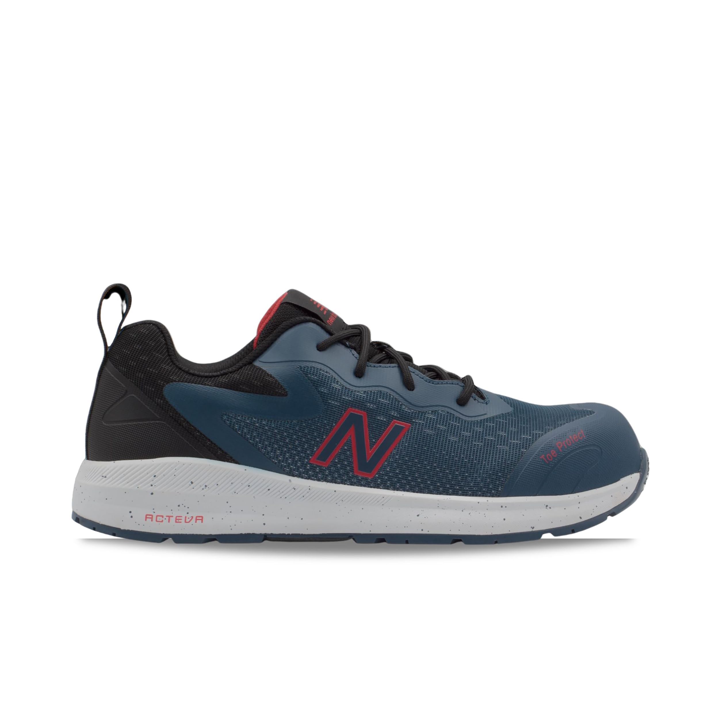 Photo 1 of New Balance Men's Composite Toe Logic Industrial Shoe, Dark Denim/High Risk Red SD, 10 Wide