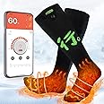 Heated Socks for Men Women, APP Control Electric Heated Socks Rechargeable Washable, Battery Heated Socks Foot Warmer Socks for Hiking Biking Camping Skiing Hunting Outdoor Work, Heating Thermal Socks