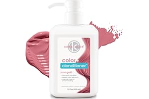 Keracolor Clenditioner ROSE GOLD Hair Dye - Semi Permanent Hair Color Depositing Conditioner, Cruelty-free, 12 Fl. Oz.