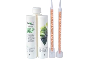 Epoxy Grout for Tile & Stone, Waterproof, Stain, Crack & Chemical Resistant, No Efflorescence, Interior & Exterior, Ready to 