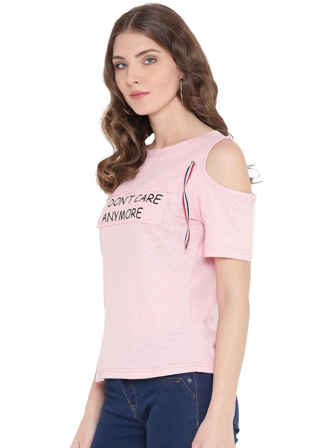 gritstones cut-out printed top gswpnttp1916