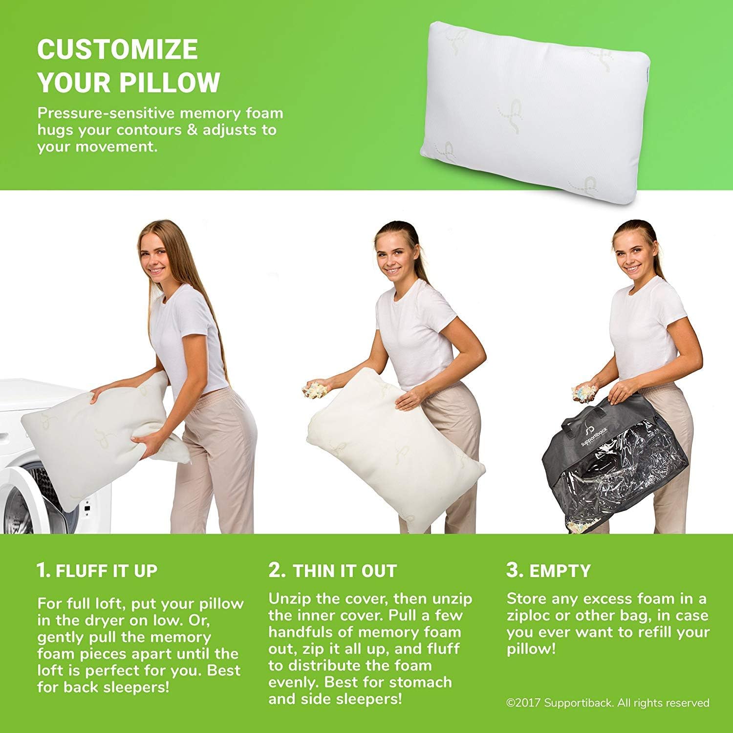 supportiback pillow